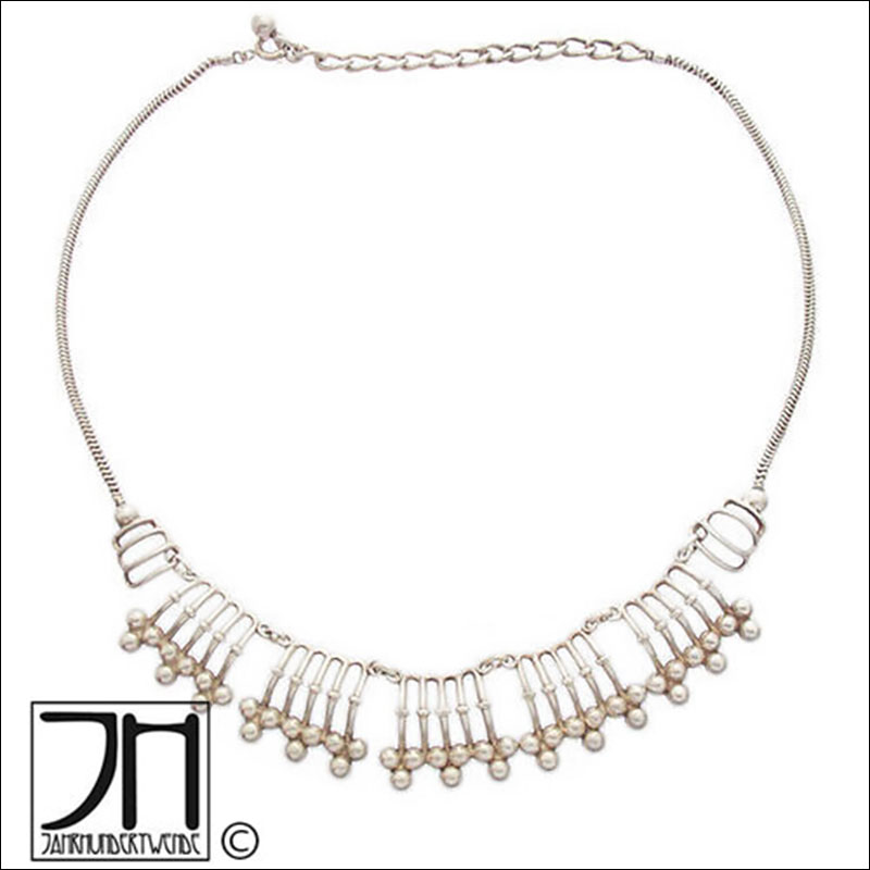 Art Deco 835 Silber Collier Halskette 30er Jahre 1930s silver necklace