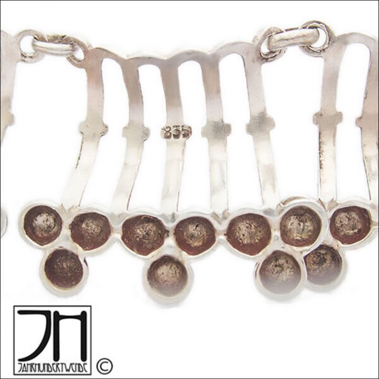 Art Deco 835 Silber Collier Halskette 30er Jahre 1930s silver necklace